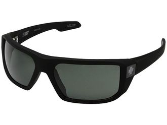 Spy McCoy Sport Sunglasses Soft Matte Black/Happy Gray Green, Polycarbonate