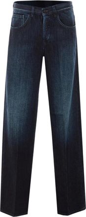 Dondup Straight Jeans - Dames - Regular Fit Jeans - Blauw - W28 - Jeans