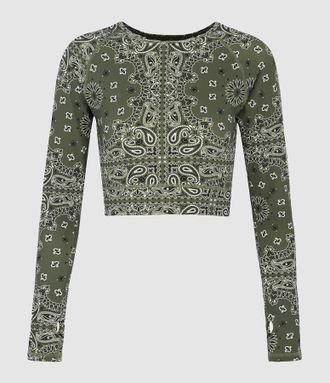 Arizona Love Tee-Shirt Yoga Long Sleeve Kaki