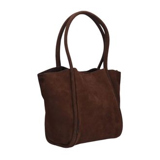 Fred De La Bretoniere Nalani Schoudertas - Dames - Tassen - Bruin - Maat: ONE Size Zijde