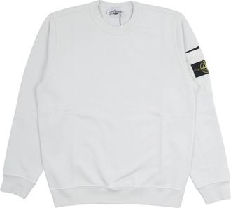 Stone Island Regular Fit Ripstop Pocket Katoen Fleece Crew Neck Sweatshirt - Heren - Sweatshirts - Blauw - 2XL - Katoen - Hoodies & sweatvesten