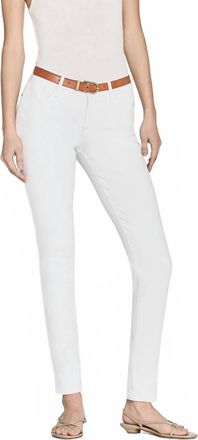 Frame Denim Womens Le High Straight Jeans In Blanc/white
