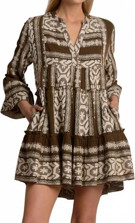 Elan Give Thanks Dress In Brown