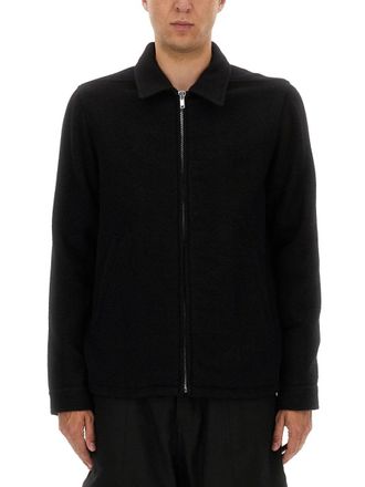 Rick Owens New Wool Shirt Jacket - Black