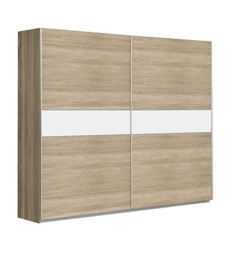 Home Heavenly Armario 2 puertas correderas de 220 cm color roble