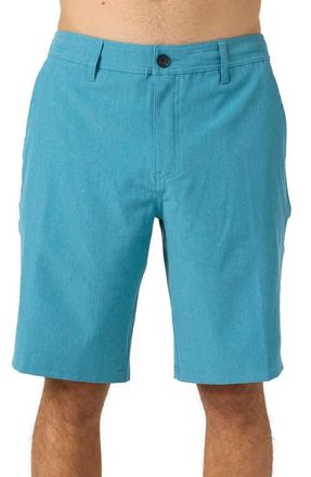 O'Neill Reserve Water Resistant Hybrid Shorts in Heather Stormy at Nordstrom, Size 33