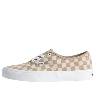 Vans Authentic Checkerboard Aluminum Grey Oatmeal Beige VN000EAD5EC