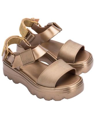 Melissa Kick Off Metallic Platform Sandal