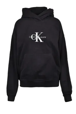 Calvin Klein Black Oversized Hooded Hoodie