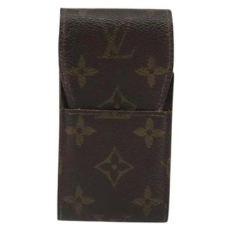 Louis Vuitton Pre-owned Accessories, female, Brown, Size: ONE SIZE Pre-owned Cigarette Case