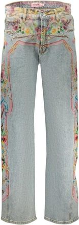 Desigual Versalles Jeans - Dames - Regular Fit Jeans - Blauw - S - Katoen - Jeans