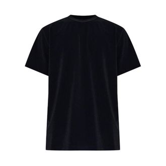Balmain T-shirt effetto velluto - - Tops - Uomo - Nero - L