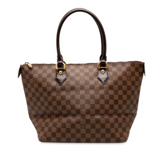 Louis Vuitton Coated CCanvas Damier Ebene Saleya MM