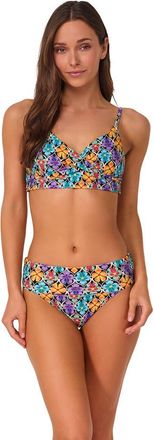 Sunsets Lyla Bralette Bikini Swimsuit Top in Trellis Blooms at Nordstrom, Size 3X-Large