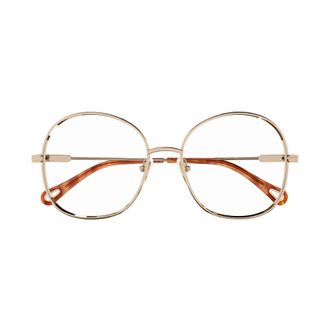 Chlo&eacute; Ch0138o Gold-Finished Metal Frame Eyeglasses