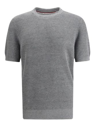 Brunello Cucinelli T-shirt a maniche corte - Grigio