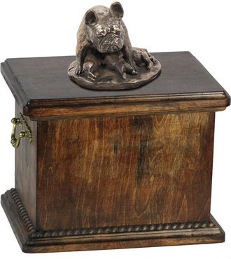 OEM Bulldog Franc&eacute;s I - Urna Para Cenizas De Perro, Urna Con Estatuilla, Urna Elegante De Estilo Cl&aacute;sico De Art-dog