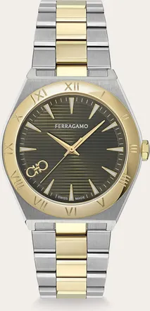 Ferragamo Men Vega Upper East Watch Silver