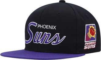 Mitchell & Ness Mens Mitchell & Ness Black Phoenix Suns Hardwood Classics MVP Team Script 2.0 Snapback Hat at Nordstrom