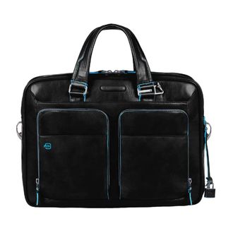 Piquadro Laptop Bags & Cases, male, Black, Size: ONE SIZE Slim computer 15 and iPad Pro 12.9 Bag