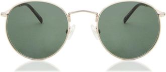 SmartBuy Collection Round Full Rim Plastic Mens Sunglasses Gold Size 50 - Free Lenses - SmartBuy Collection