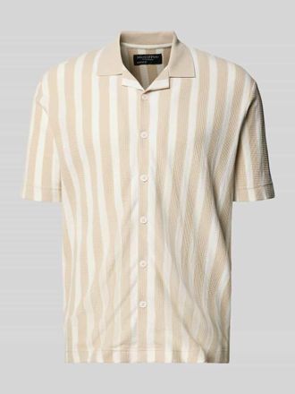 Marc O'Polo Regular Fit Freizeithemd aus reiner Baumwolle in Beige, Gr&ouml;&szlig;e XXL