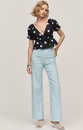 Maeve The Colette Magic Fabric Full-Length Pants by Maeve