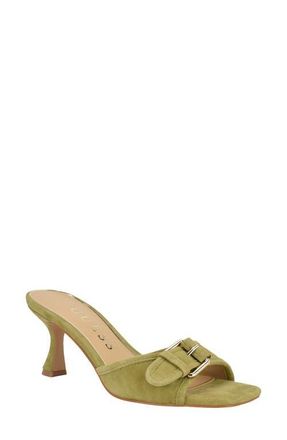 Guess Dista Slide Sandal in Green at Nordstrom, Size 5.5