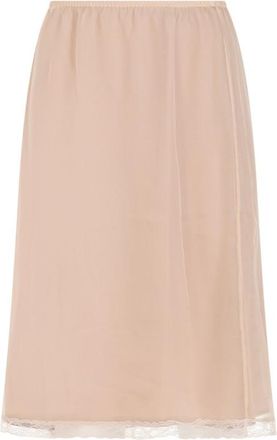 Gucci Beige Silk Skirt