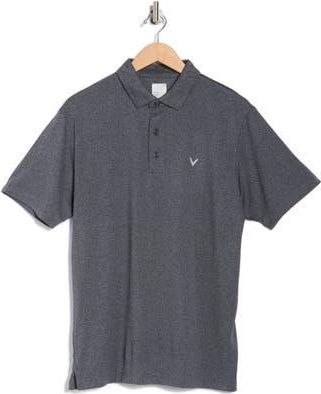 Callaway Ventilated Heathered Golf Polo in Black Heather at Nordstrom Rack, Size Xx-Large