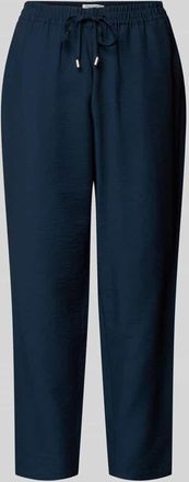 Christian Berg Tapered Fit Stoffhose mit Eingrifftaschen in Dunkelblau, Größe 40