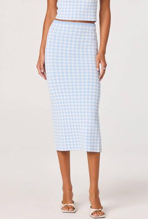 Astr Babbett Skirt In Blue