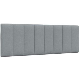 vidaXL Cuscino Testiera Grigio Chiaro 140 cm in Tessuto Vidaxl