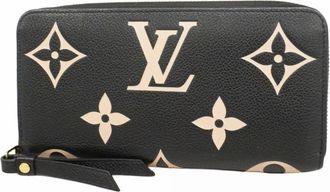 Louis Vuitton Beige Noir Long Wallet (Bi-Fold) (Pre-Owned)