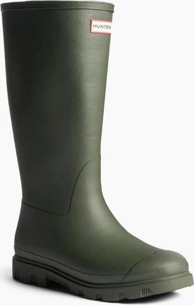 Hunter Mens Downpour Tall Insulated Mens Wellingtons - Green - Size: 10