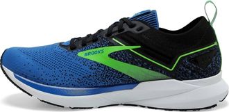 Brooks Mens Ricochet 3 Running Shoes In White/black/red