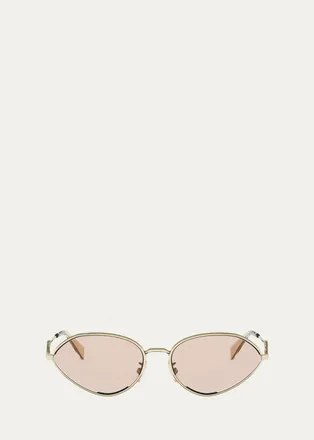 Celine Wired 58MM Oval Sunglasses