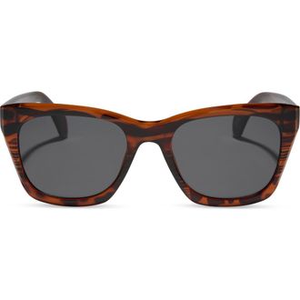 DIFF Eyewear Sean 50.5mm Cat Eye Sunglasses in Mahogany Tort at Nordstrom Rack