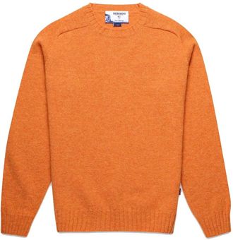 Sebago Gilead Jumper - Heren - Ronde hals truien - Oranje - XL - Wol - Truien & Vesten