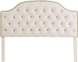 Ballard Designs Camden Tufted Headboard with Brass Nailheads - Ballard Designs