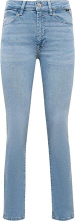 Mavi Straight-Jeans MAVI Mavi Jeans Kendra, Damen, Gr. 27, L&auml;nge 34, hellblau, Obermaterial: 86% Baumwolle CO. 12% Polyester PES. 2% Elasthan EL., Jeans St