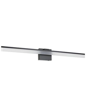Eglo Eglo Palmital Integrated Led Bath/Vanity Light With Black Finish & Satin Shade