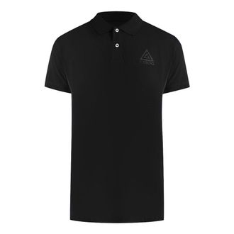 Iceberg Zwarte Poloshirt Met Logo Van Een Ijsbergdriehoek