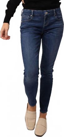 Dear John Denim Joyrich Classic Low Rise Skinny Jeans In Dark Blue
