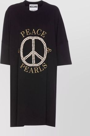 Moschino cotton oversized mini dress