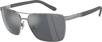 Arnette Barracas Zonnebril - Heren - Zonnebrillen - Grijs - 61 MM - Accessoires