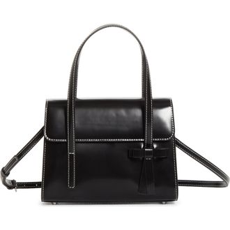 Sandy Liang Mini Mum Crossbody Bag in Black at Nordstrom