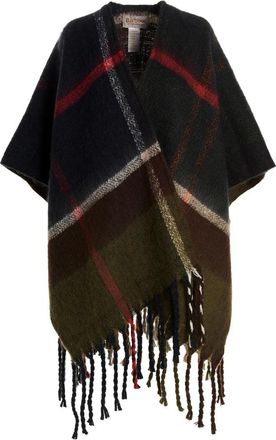 Barbour Jassen, Dames, Veelkleurig, ONE Size, Polyester, Isla Boucl&eacute; Serape Cape