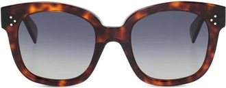 Celine Nieuwe Audrey Zonnebril - Dames - Zonnebrillen - Bruin - ONE Size - Accessoires