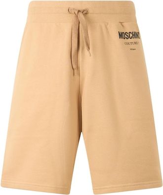 Moschino Lichte Korte Zomerbroek - Heren - Korte Broeken - Beige - 2XL - Katoen - Korte Broeken